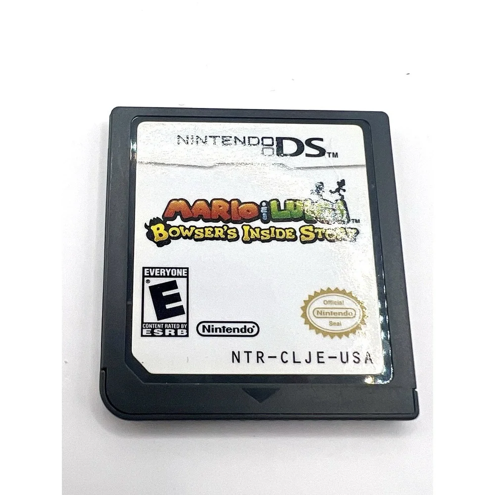 Mario & Luigi: Bowser's Inside Story Nintendo DS, 2009 Used Game Box And Manual